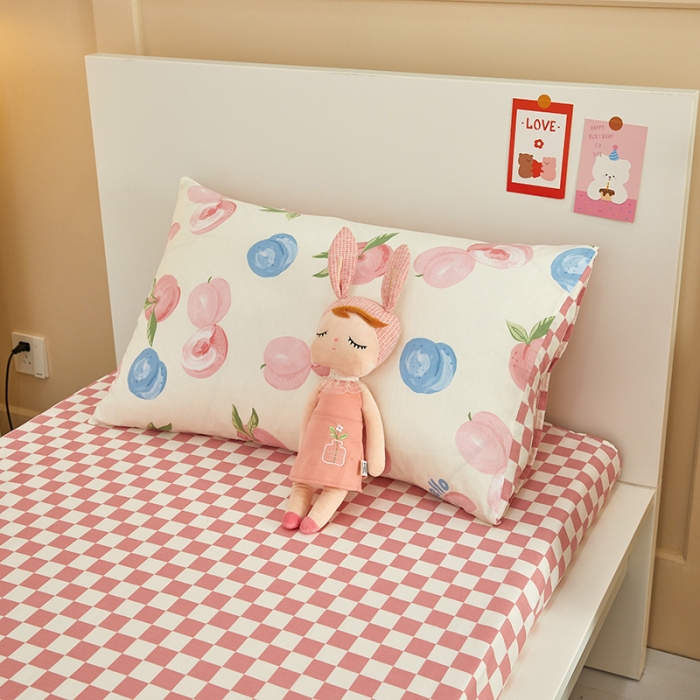 91家纺网 家纺一手货源 找家纺 金丝鸟 2022新款全棉斜纹13370三件套 长耳兔