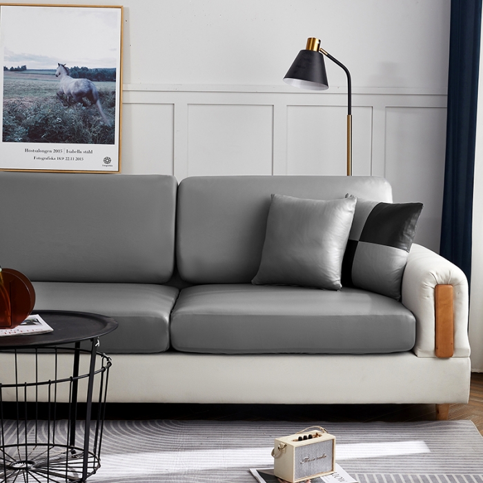 91家纺网 家纺一手货源 找家纺 (总) 逐日沙发套 2023新款三防弹力皮革坐垫套沙发笠