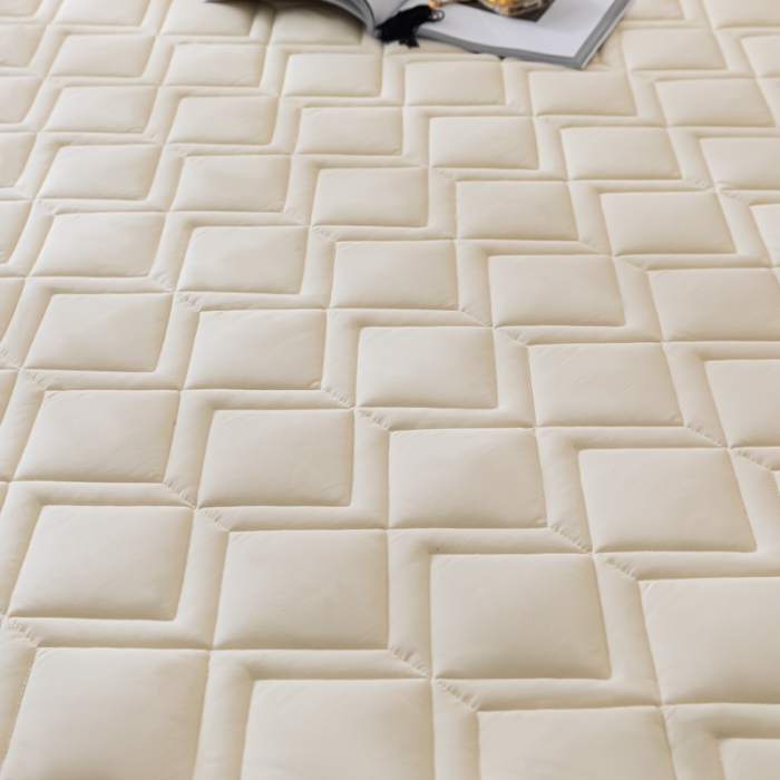 91家纺网 家纺一手货源 找家纺 （总）鑫钰2023新款全棉大豆床笠纯棉抗菌夹棉床笠床垫保护罩