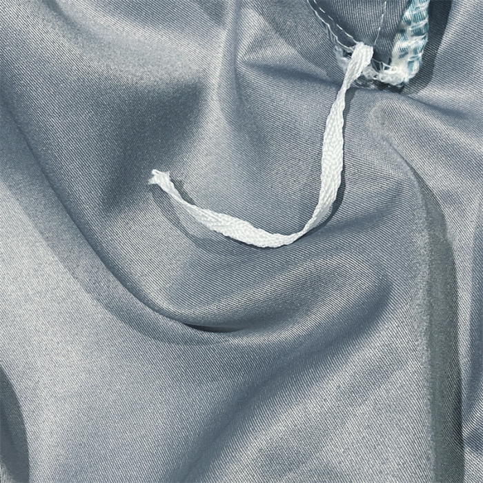 91家纺网 家纺一手货源 找家纺 摩卡 2022新款网红轻奢印花冰丝四件套 梦幻蓝