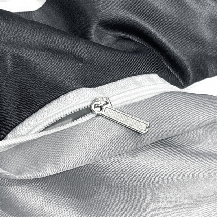 91家纺网 家纺一手货源 找家纺 摩卡 2022新款网红轻奢印花冰丝四件套 熊头白