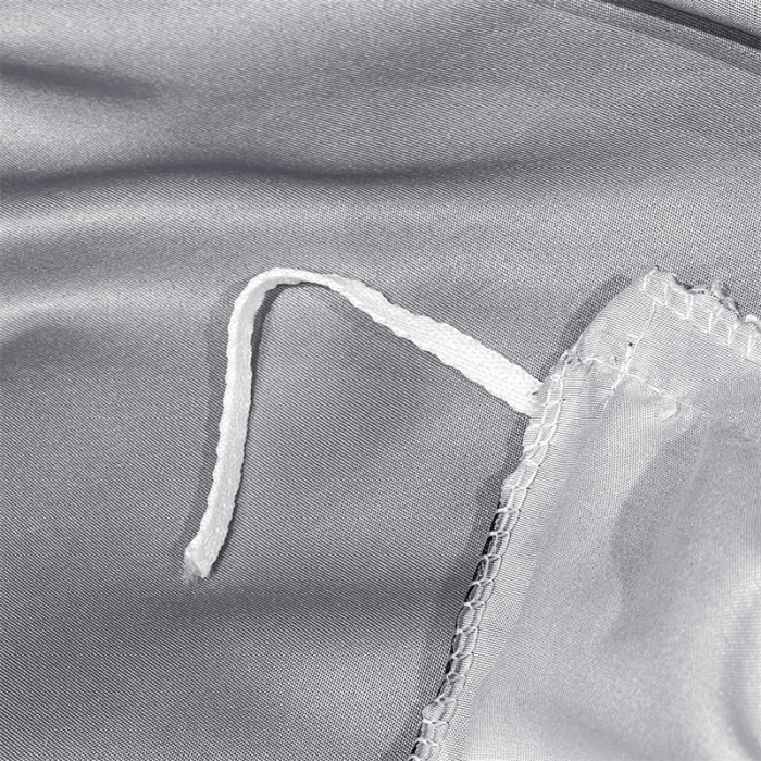 91家纺网 家纺一手货源 找家纺 摩卡 2022新款网红轻奢印花冰丝四件套 熊头白