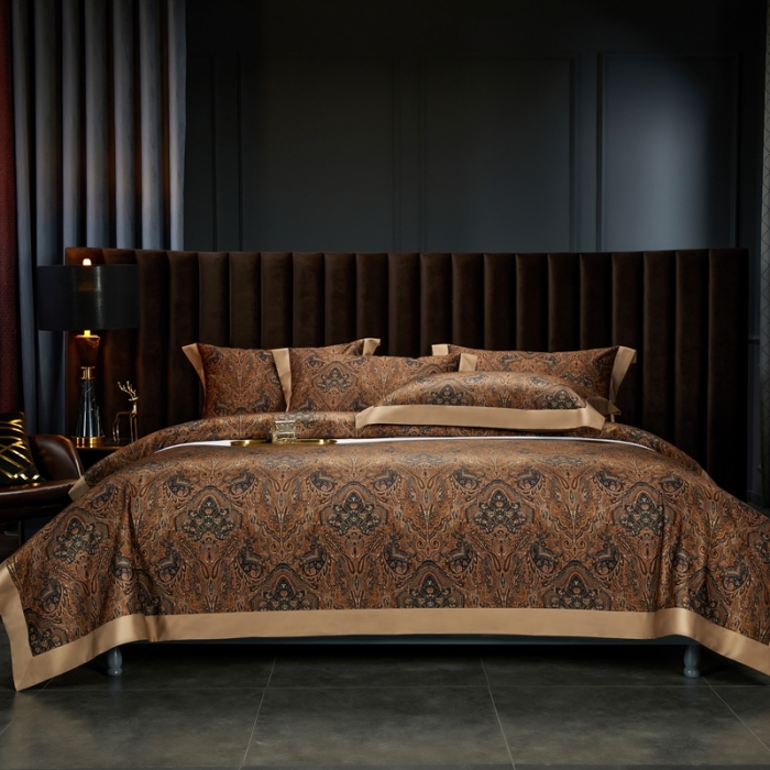 91家纺网 家纺一手货源 找家纺 （总）缔缦 2022新款高端120s数码印花系列四件套