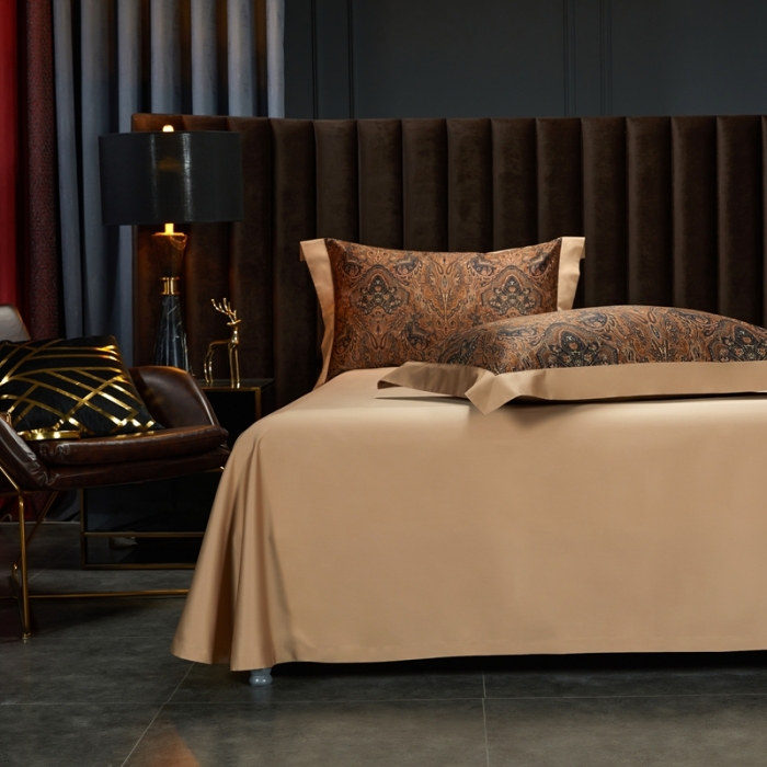 91家纺网 家纺一手货源 找家纺 缔缦 2022新款高端120s数码印花系列四件套 爱神