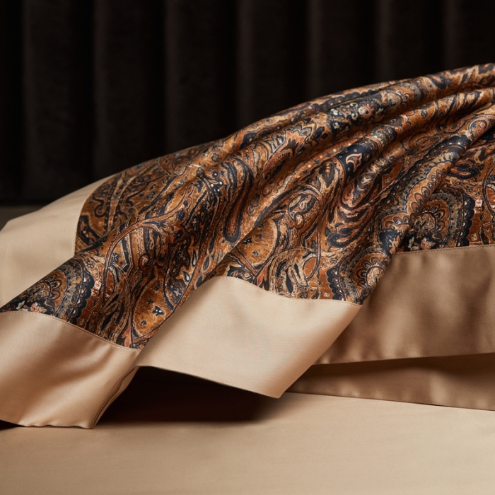 91家纺网 家纺一手货源 找家纺 缔缦 2022新款高端120s数码印花系列四件套 爱神