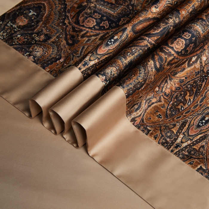 91家纺网 家纺一手货源 找家纺 缔缦 2022新款高端120s数码印花系列四件套 爱神