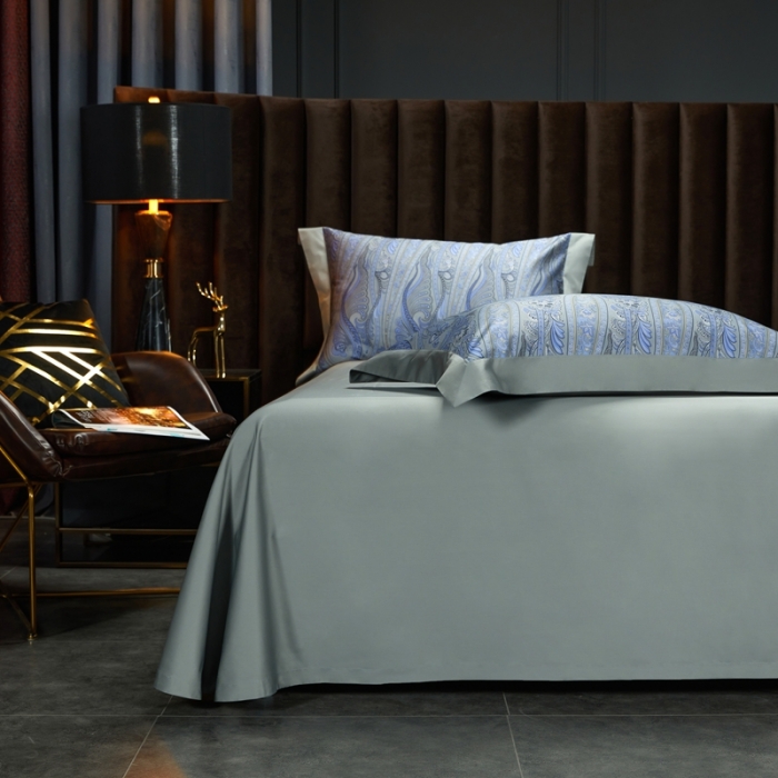 91家纺网 家纺一手货源 找家纺 缔缦 2022新款高端120s数码印花系列四件套 花季