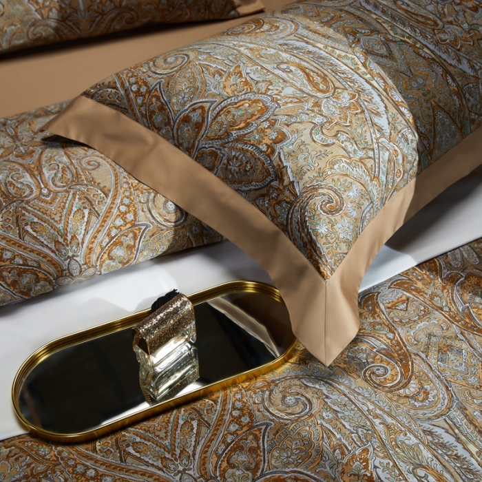 91家纺网 家纺一手货源 找家纺 缔缦 2022新款高端120s数码印花系列四件套 梦境