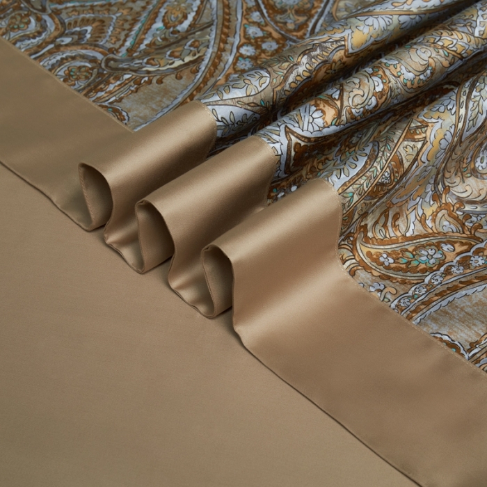 91家纺网 家纺一手货源 找家纺 缔缦 2022新款高端120s数码印花系列四件套 梦境