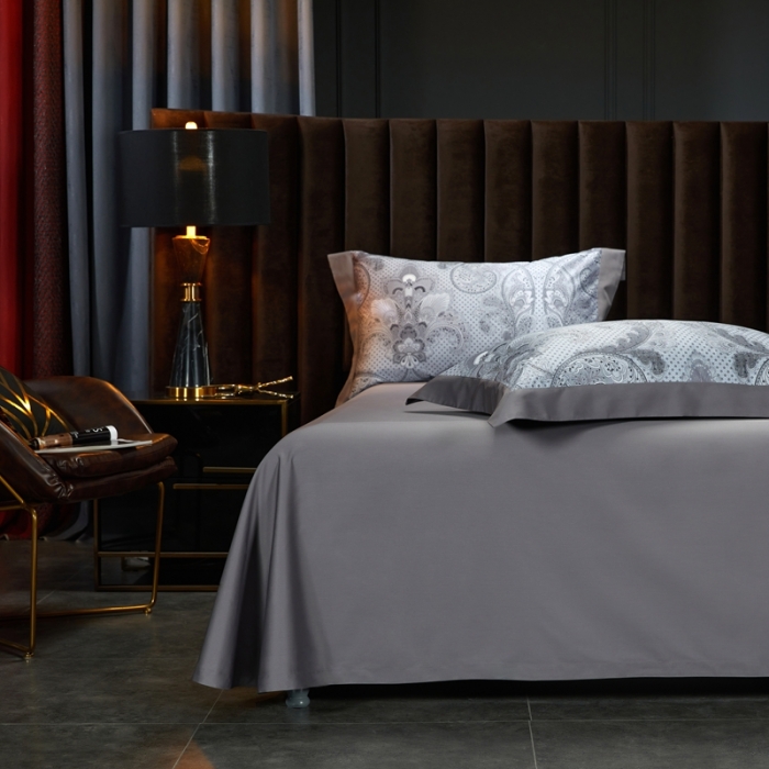 91家纺网 家纺一手货源 找家纺 缔缦 2022新款高端120s数码印花系列四件套 雅歌