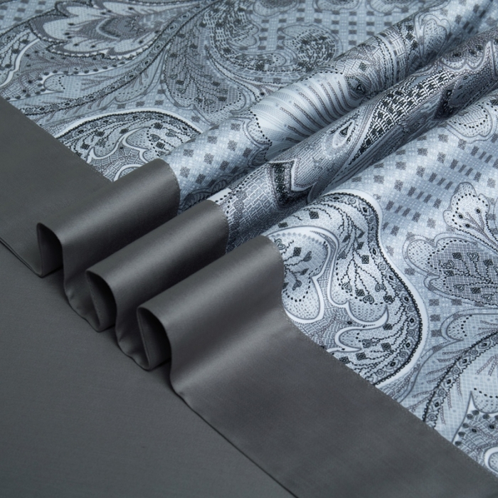 91家纺网 家纺一手货源 找家纺 缔缦 2022新款高端120s数码印花系列四件套 雅歌