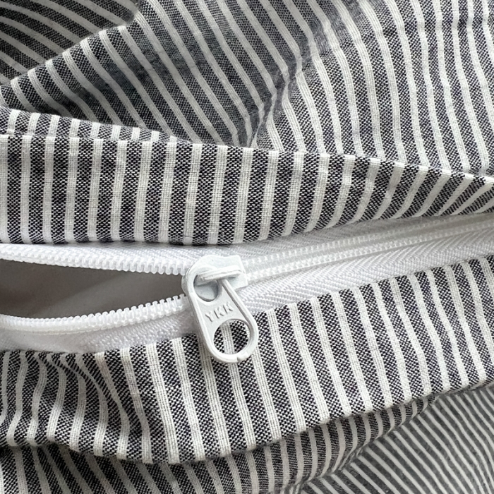 91家纺网 家纺一手货源 找家纺 （总）梦享生活家居 2022新款条纹系列32色织水洗棉四件套