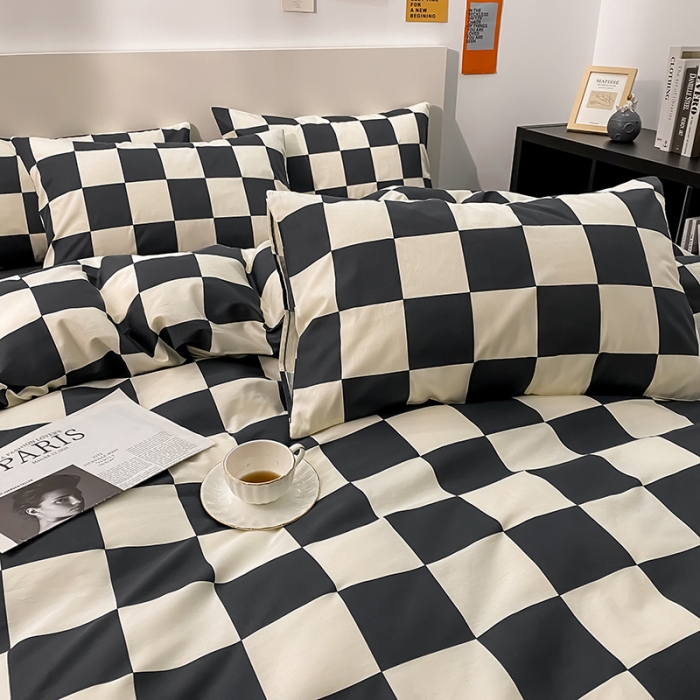 91家纺网 家纺一手货源 找家纺 简宜家居 2022新款纯棉印花四件套 卡洛斯