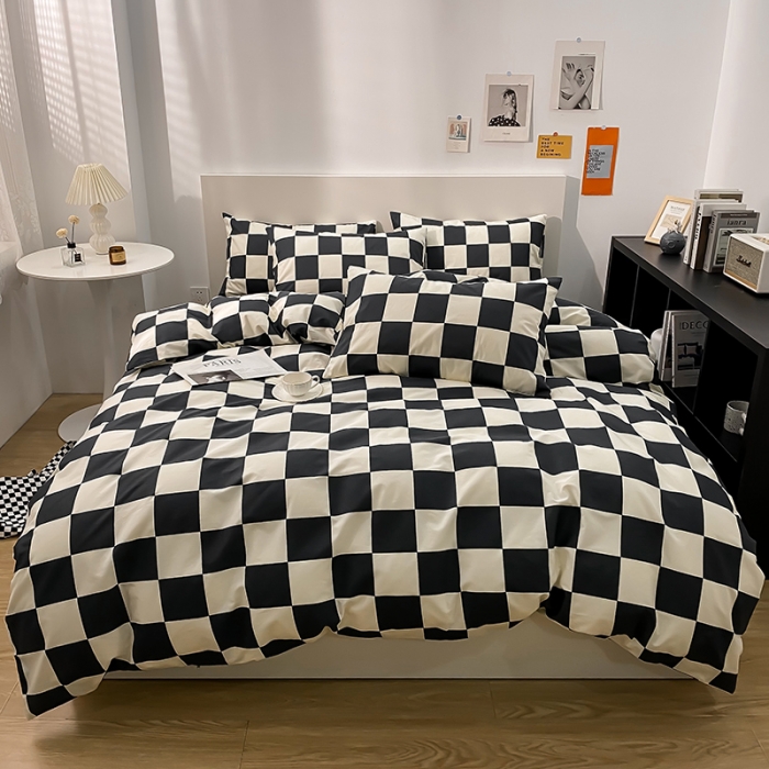 91家纺网 家纺一手货源 找家纺 简宜家居 2022新款纯棉印花四件套 卡洛斯