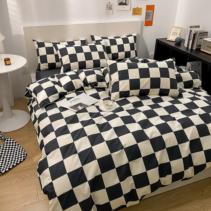 91家纺网 家纺一手货源 找家纺 简宜家居 2022新款纯棉印花四件套 卡洛斯