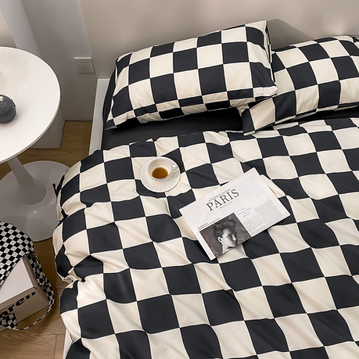 91家纺网 家纺一手货源 找家纺 简宜家居 2022新款纯棉印花四件套 卡洛斯