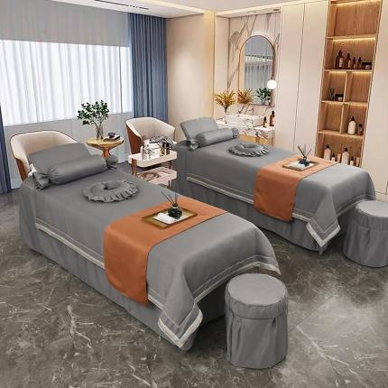 91家纺网 家纺一手货源 找家纺 （总）诗薇娅 2023新款玛卡龙美容床罩四件套