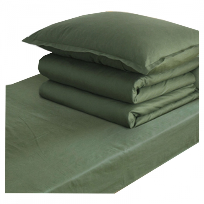 91家纺网 家纺一手货源 找家纺 总酒店2023新款纯色涤棉学生三件套 