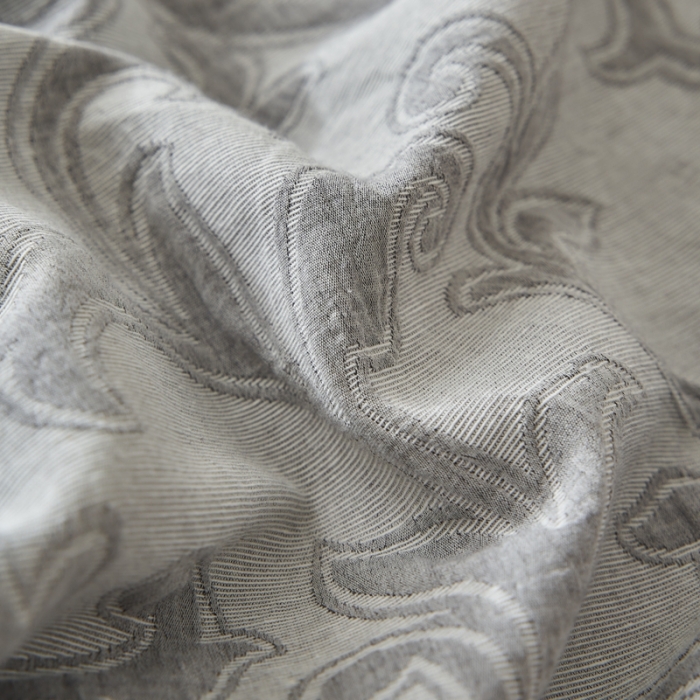 91家纺网 家纺一手货源 找家纺 简家居 2022新款温尼系列色织大提花宽边款四件套 温尼-灰