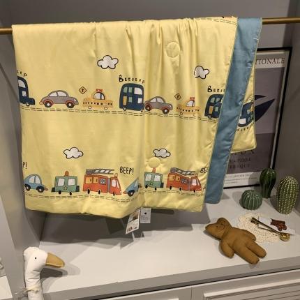 91家纺网 家纺一手货源 找家纺 汇庭 2020新款儿童大豆夏被 汽车城市