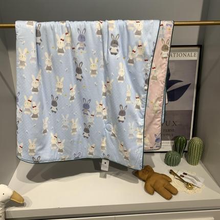 91家纺网 家纺一手货源 找家纺 汇庭 2020新款儿童大豆夏被 兔多多