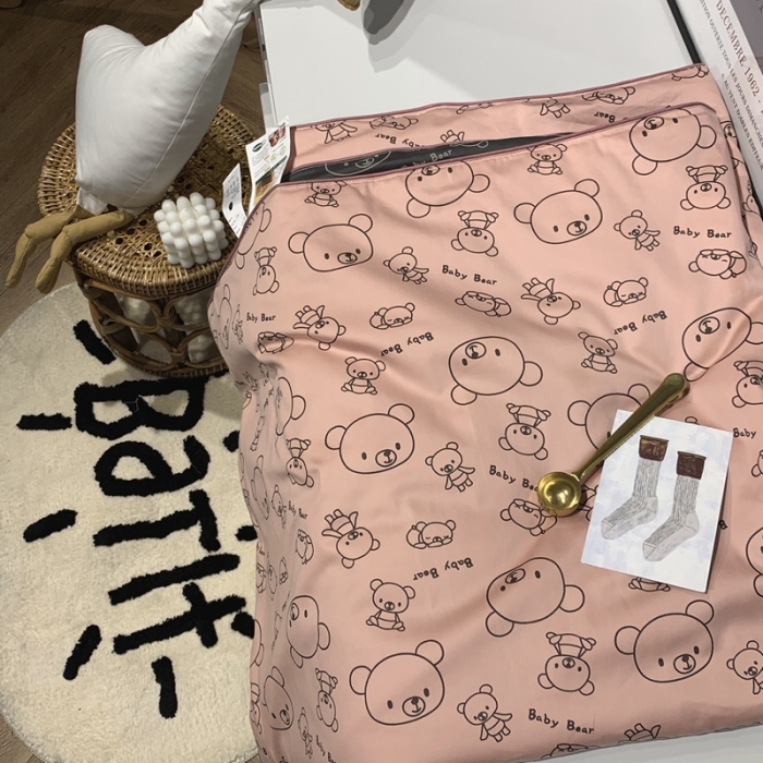 91家纺网 家纺一手货源 找家纺 汇庭 2020新款儿童大豆夏被 趴趴熊