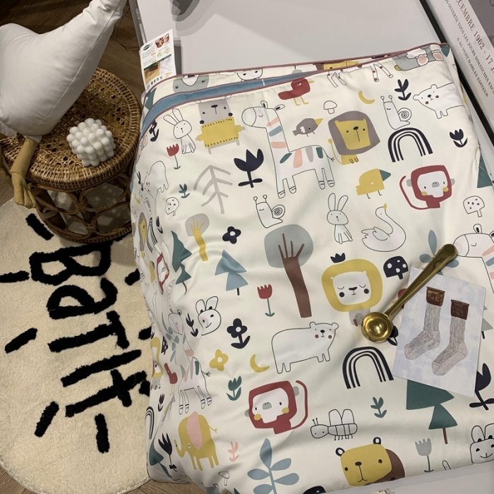 91家纺网 家纺一手货源 找家纺 汇庭 2020新款儿童大豆夏被 狮子王