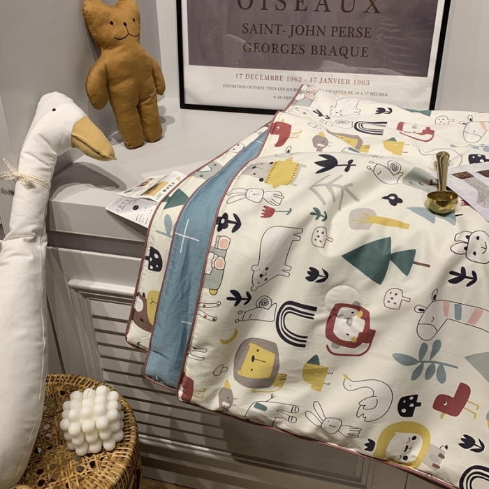 91家纺网 家纺一手货源 找家纺 汇庭 2020新款儿童大豆夏被 狮子王