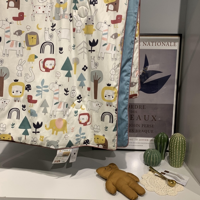 91家纺网 家纺一手货源 找家纺 汇庭 2020新款儿童大豆夏被 狮子王