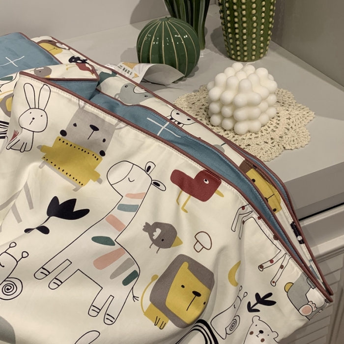 91家纺网 家纺一手货源 找家纺 汇庭 2020新款儿童大豆夏被 狮子王