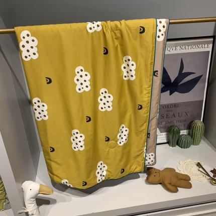 汇庭 2020新款儿童大豆夏被 云朵黄