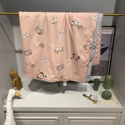 汇庭 2020新款儿童大豆夏被 芝麻街粉