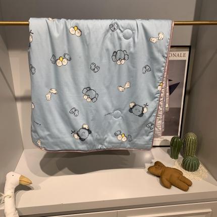 汇庭 2020新款儿童大豆夏被 芝麻街蓝