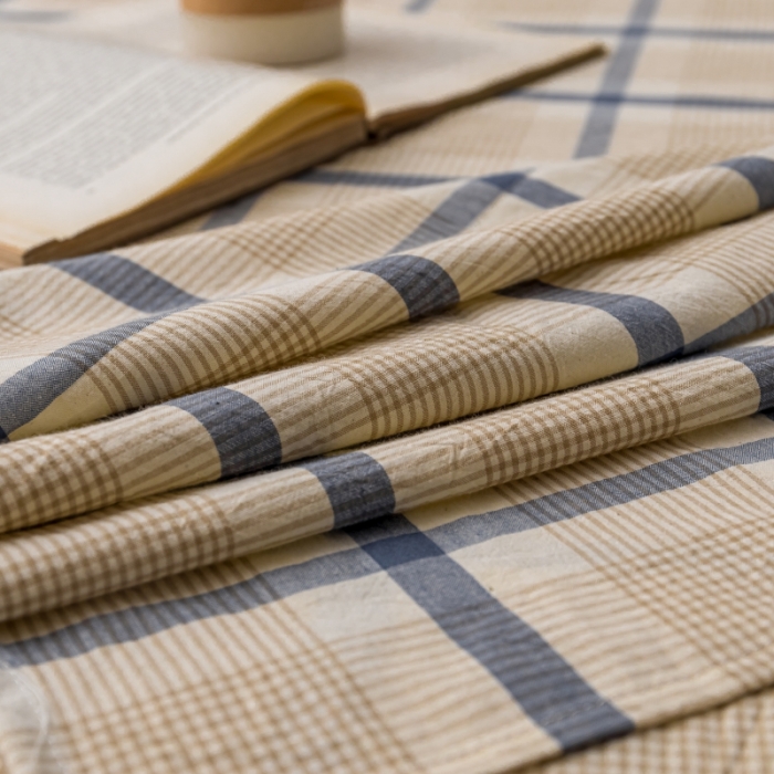 91家纺网 家纺一手货源 找家纺 宝士康家纺2023新款无印风系列床单三件套 英伦格