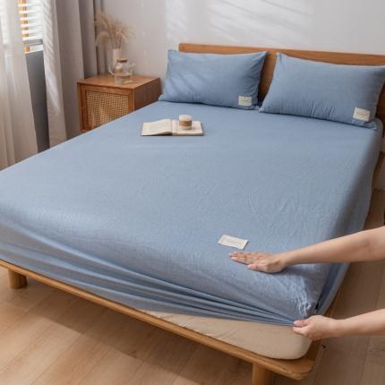 91家纺网 家纺一手货源 找家纺 （总）宝士康家纺2024新款10A抗菌无印风系列床笠三件套