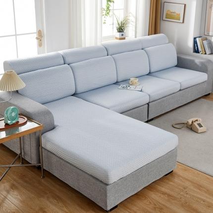 逐日沙发套 2023新款3D按摩豆豆款沙发坐垫套-凉豆 凉豆-淡蓝