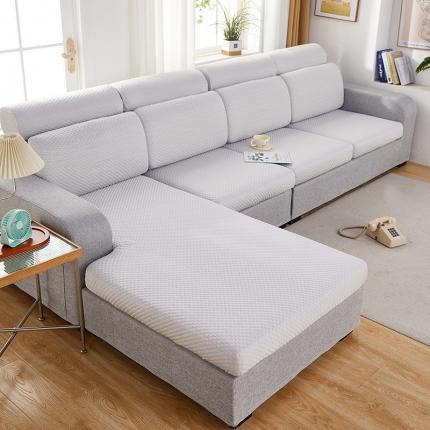 逐日沙发套 2023新款3D按摩豆豆款沙发坐垫套-凉豆 凉豆-浅灰