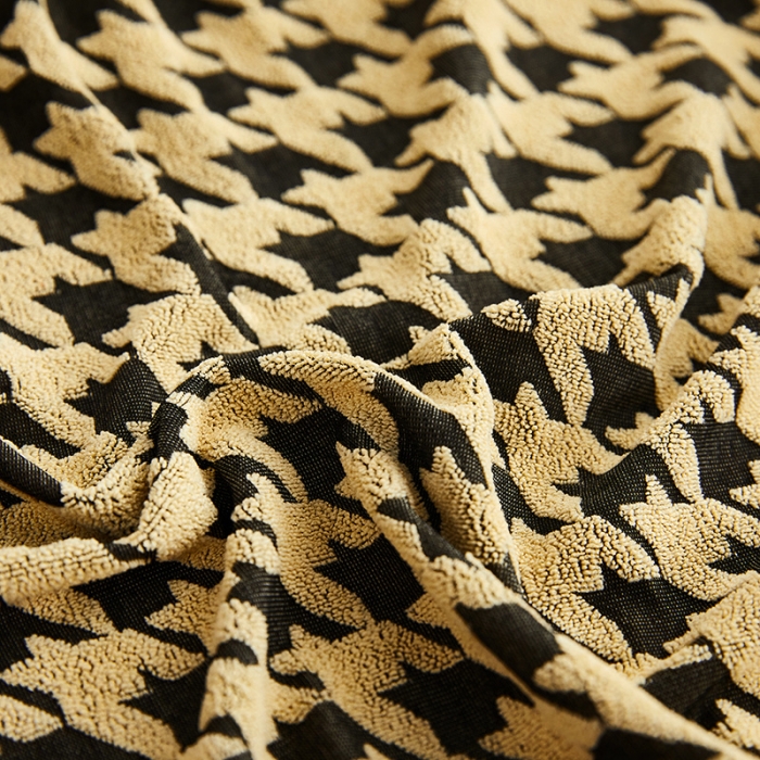 91家纺网 家纺一手货源 找家纺 （总）逐日沙发套 2023新款提花千鸟格不防水沙发笠