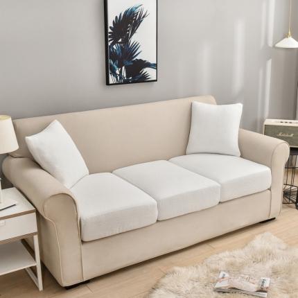 91家纺网 家纺一手货源 找家纺 逐日沙发套 2023新款泡泡纱沙发笠 泡泡白色