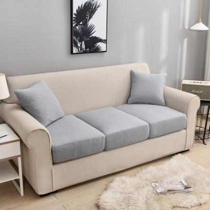 91家纺网 家纺一手货源 找家纺 逐日沙发套 2023新款泡泡纱沙发笠 泡泡浅灰