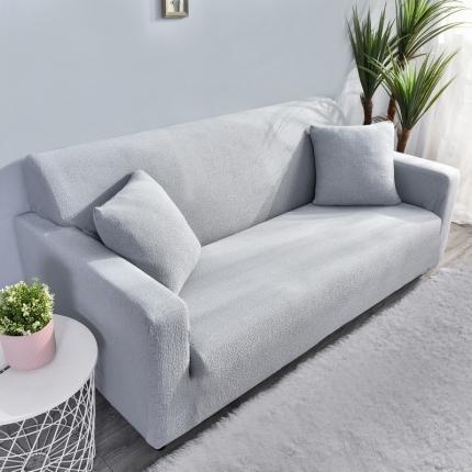 91家纺网 家纺一手货源 找家纺 逐日沙发套 2023新款泡泡纱沙发套 泡泡浅灰