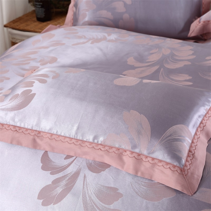 91家纺网 家纺一手货源 找家纺 （总）卡迪亚 新款全棉13372贡缎提花四件套