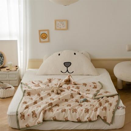 91家纺网 家纺一手货源 找家纺 （总）汇庭 2022新款60sA类长绒棉大豆夏被