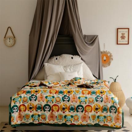 91家纺网 家纺一手货源 找家纺 （总）汇庭 2022新款60sA类长绒棉大豆夏被