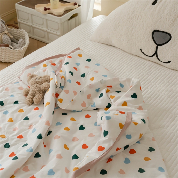 91家纺网 家纺一手货源 找家纺 （总）汇庭 2022新款60sA类长绒棉大豆夏被