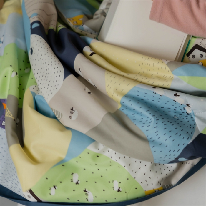 91家纺网 家纺一手货源 找家纺 汇庭 2022新款60sA类长绒棉大豆夏被 洛洛卡