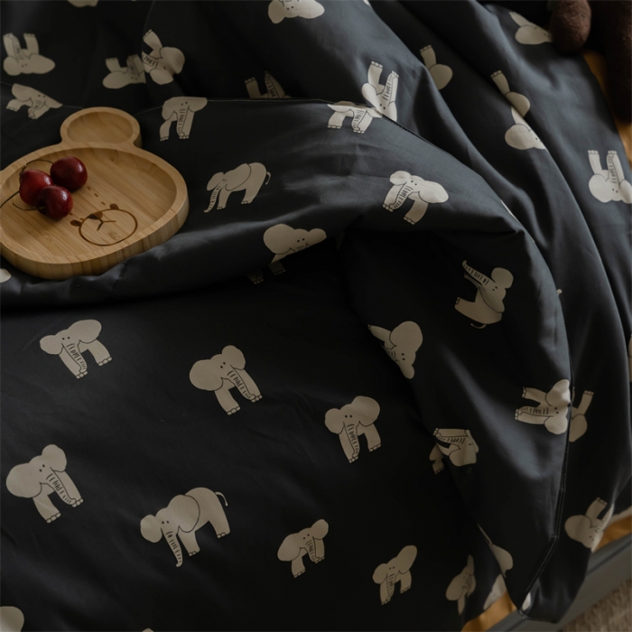 91家纺网 家纺一手货源 找家纺 汇庭 2022新款60sA类长绒棉大豆夏被 象多多