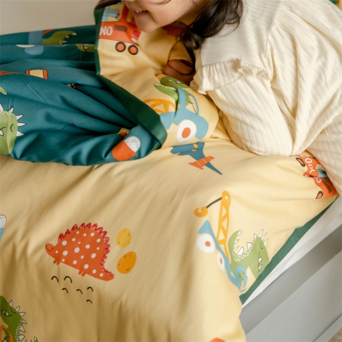 91家纺网 家纺一手货源 找家纺 汇庭 2022新款60sA类长绒棉大豆夏被 小卡车