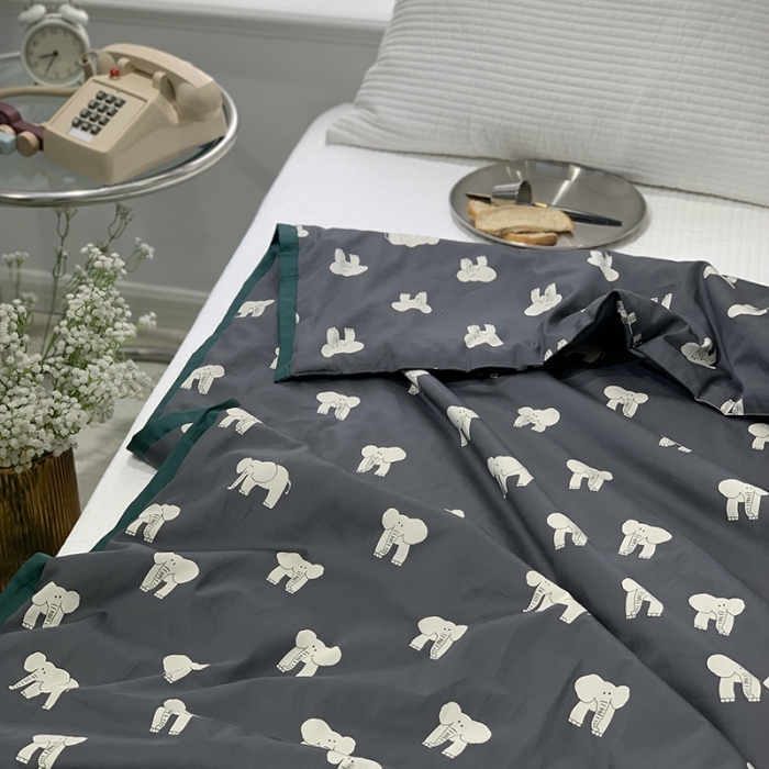 91家纺网 家纺一手货源 找家纺 （总）汇庭 2021新款60sA类长绒棉大豆抗菌棉夏被