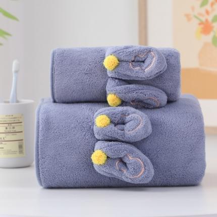 91家纺网 家纺一手货源 找家纺 （总）双梦毛巾 2022新款萌宠兔耳朵套巾